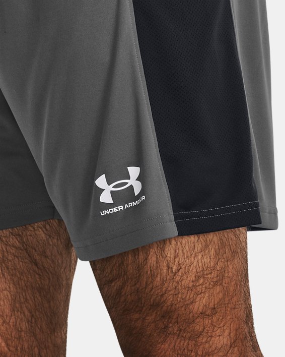 Men's UA Challenger Knit Shorts, Gray, pdpMainDesktop image number 3